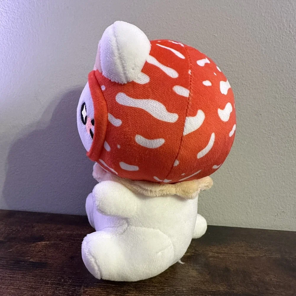 Tasty‎ Peach Amanita Mushroom Meowchi Cat Plush HT EXCLUSIVE